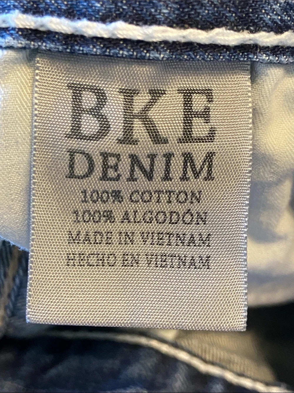 BKE Tyler Boot Jeans Mid Rise Blue Denim Western Cowboy Size 34 x 30”